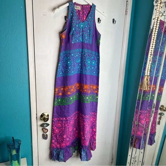 BJ’s fashions Dresses & Skirts - BJ’s fashions Honolulu Hawaii lounge, house sleeveless maxi colorful dress mumu